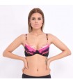 Haut de bikini push up - imprimé Tiger