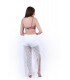 Pantalon Dentelle - Uni - Blanc
