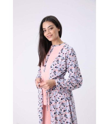 Pantalon - Coton - Saumon