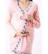 Robe allaitement - Coton - Saumon