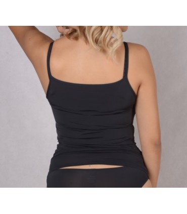 Caraco Col rond - Microfibre