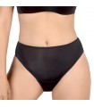 Slip taille haute échancré - Microfibre
