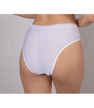 Slip rayure - Blanc