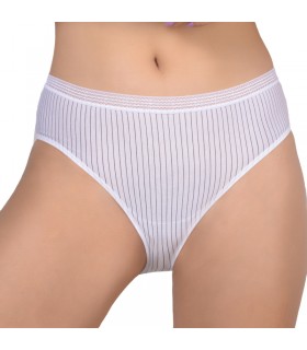 Slip rayure - Blanc