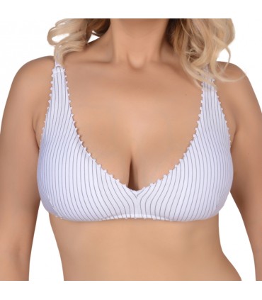 Soutien Tirangle - Rayure Blanc