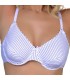 Soutien Push-up - Rayure Blanc