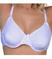 Soutien Push-up - Rayure Blanc