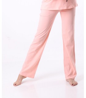 Pantalon - Coton - Saumon