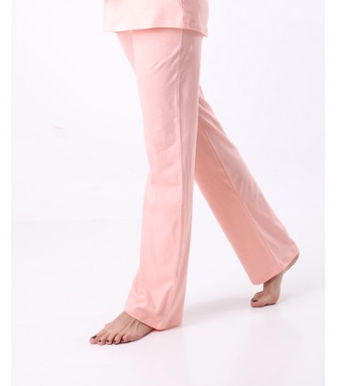 Pantalon - Coton - Saumon