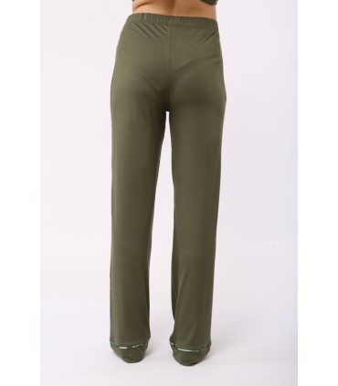 Pantalon - Viscose - Vert bouteille