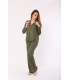 Pantalon - Viscose - Vert bouteille