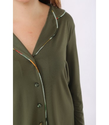 Chemise avec manche - Viscose - Vert bouteille
