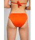 Slip taille basse avec accessoire - Shiny orangé