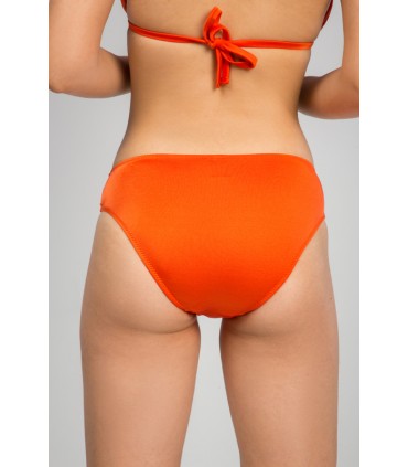 Slip taille basse avec accessoire - Shiny orangé