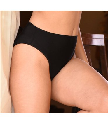 Slip taille haute échancré 