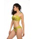 Slip taille basse avec accessoire - Shiny Vert