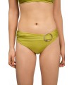 Slip taille basse avec accessoire - Shiny Vert