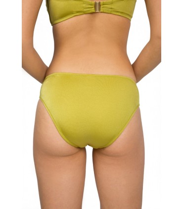 Slip taille basse avec accessoire - Shiny Vert