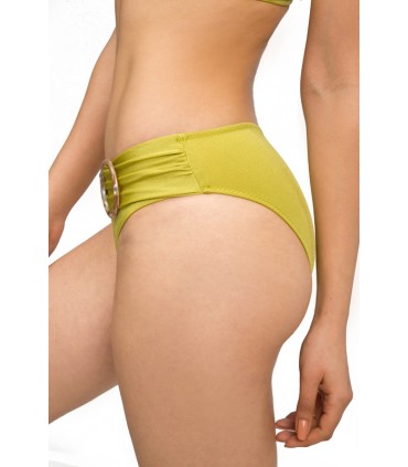 Slip taille basse avec accessoire - Shiny Vert