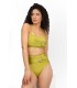 Haut Bikini bandeau avec accessoire - Shiny Vert