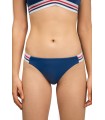 Slip Taille basse avec élastique sur les coté - Bleu Beleze