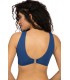 Haut Bikini Triangle avec élastique - Bleu Beleze