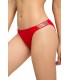Slip Taille basse avec élastique sur les coté - Rouge Coccinelle