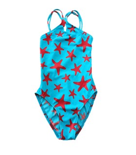 Maillot jeune fille Goutte - Imprimé Etoile