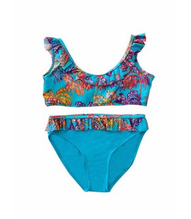 Bikini jeune fille avec volant - Imp Palmier