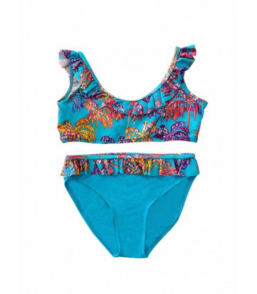 Bikini jeune fille avec volant - Imp Palmier