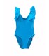 Maillot Volant fillette- Turquoise