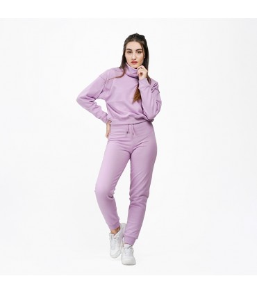 Pantalon fuseaux avec Bourse - Molletonné - Violet