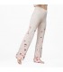 Pantalon Imprimé régulier - Coton - Saumon Pomme