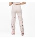 Pantalon Imprimé régulier - Coton - Saumon Pomme
