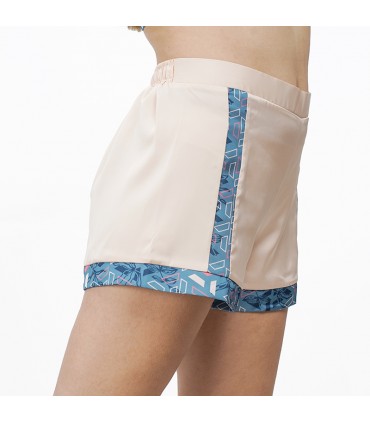 Short avec découpe - Satin - Rose 57