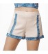 Short avec découpe - Satin - Rose 57