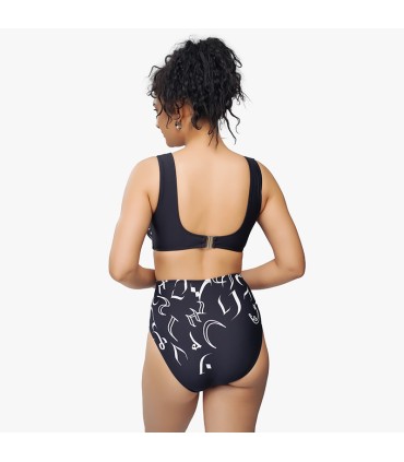 Trikini Goutte - Noir Calligraphie