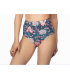 Bas bikini taille haute - Imprimé Floral