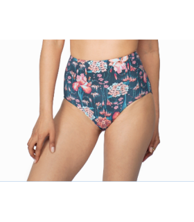 Bas bikini taille haute - Imprimé Floral