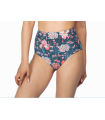 Bas bikini taille haute - Imprimé Floral