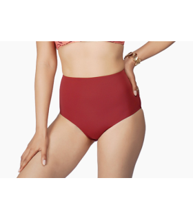 Slip taille haute Uni burned