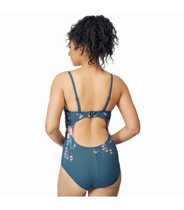 MAILLOT PUSH-UP DOUBLE REMBOURRAGE – FLORAL