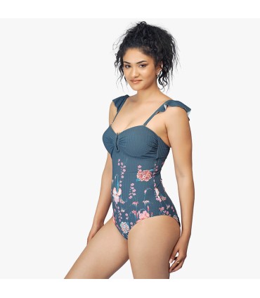 Maillot Bandeau avec accessoires u - imprimé floral