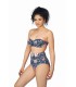 Bas bikini taille haute - Imprimé Floral
