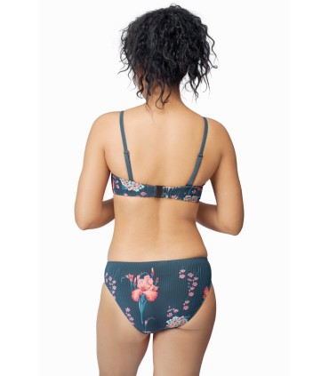 HAUT DE BIKINI -BANDEAU - IMPRIMé FLORAL