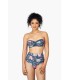 HAUT DE BIKINI -BANDEAU - IMPRIMé FLORAL