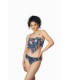 bas bikini - slip taille basse - impimé floral