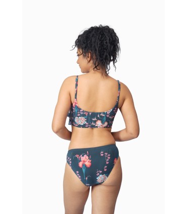 bas bikini - slip taille basse - impimé floral