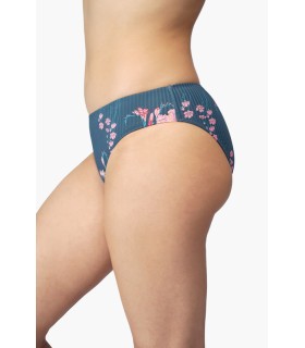 bas bikini - slip taille basse - impimé floral