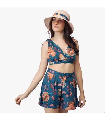 Beachwear Short et top - IMPRIMÉ FLORAL